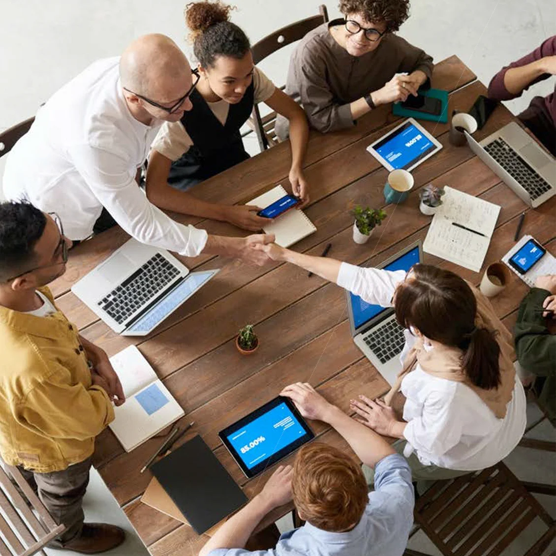 Team collaboration at Affinity Partners